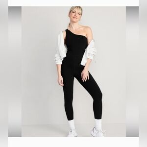 Old Navy PowerChill One-Shoulder 7/8th Length Bodysuit